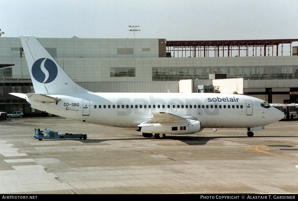 Aircraft Photo of OO-SBQ | Boeing 737-229/Adv | Sobelair | AirHistory.net #46204