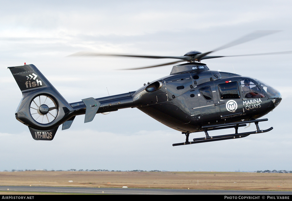 Aircraft Photo of VH-MQS | Eurocopter EC-135P-2+ | Marina Quays | AirHistory.net #46209