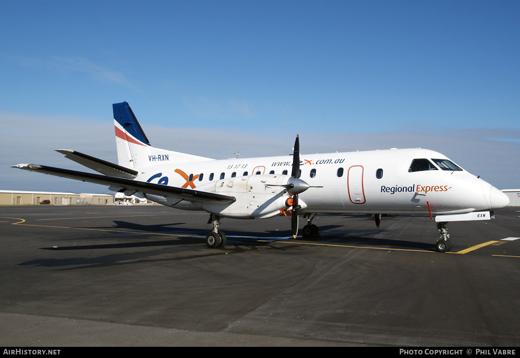 Aircraft Photo of VH-RXN | Saab 340B | REX - Regional Express | AirHistory.net #46211