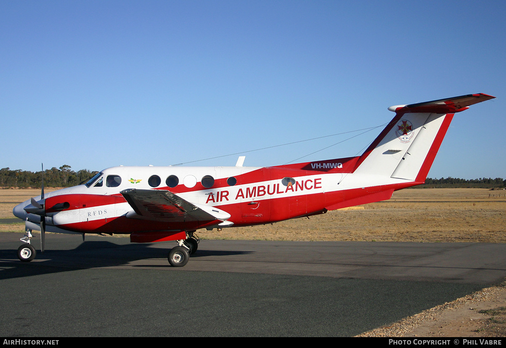 Aircraft Photo of VH-MWQ | Beech B200 Super King Air | Royal Flying Doctor Service - RFDS | AirHistory.net #46230