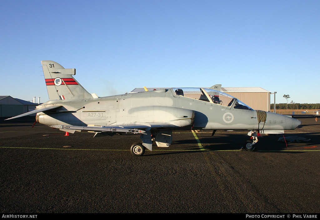 Aircraft Photo of A27-31 | BAE Systems Hawk 127 | Australia - Air Force | AirHistory.net #46233