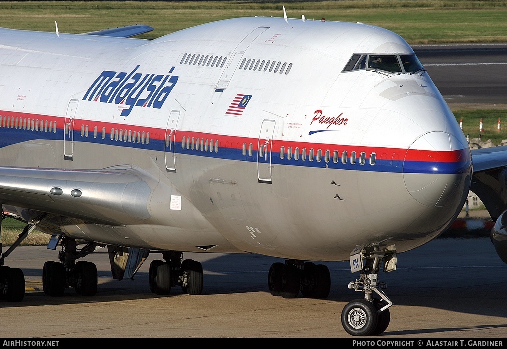 Aircraft Photo of 9M-MPN | Boeing 747-4H6 | Malaysia Airlines | AirHistory.net #46261