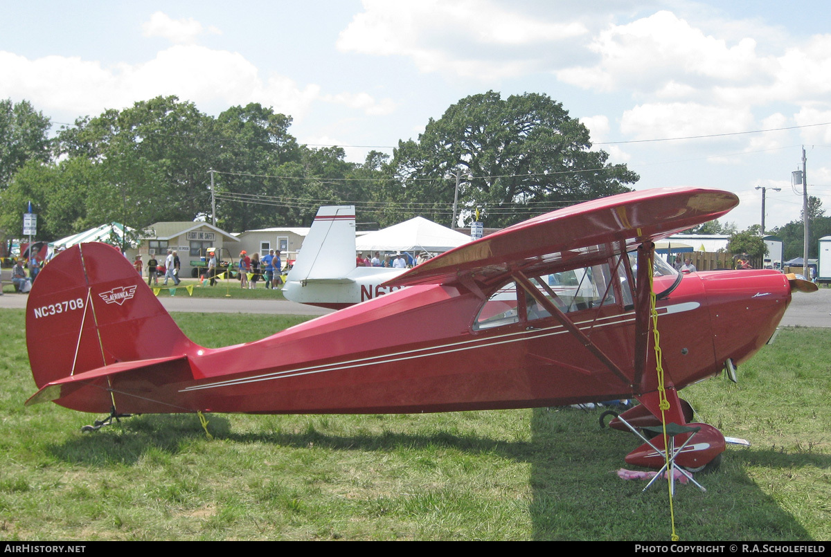 Aircraft Photo of N33708 / NC33708 | Aeronca 65CA Super Chief | AirHistory.net #46270