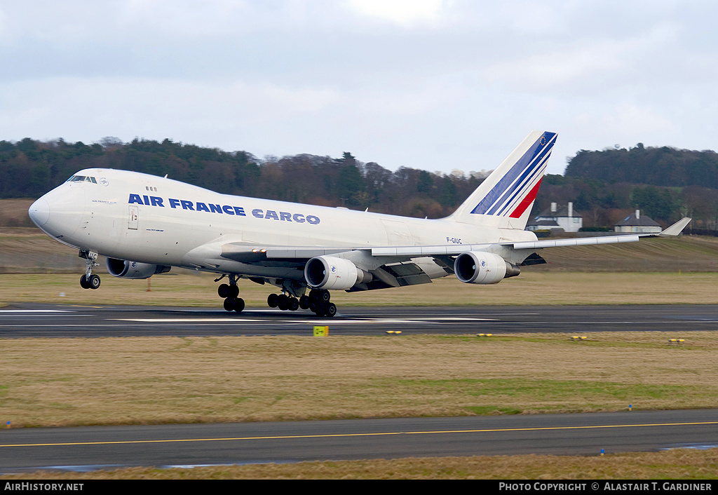 Aircraft Photo of F-GIUC | Boeing 747-428F/ER/SCD | Air France Cargo | AirHistory.net #46311