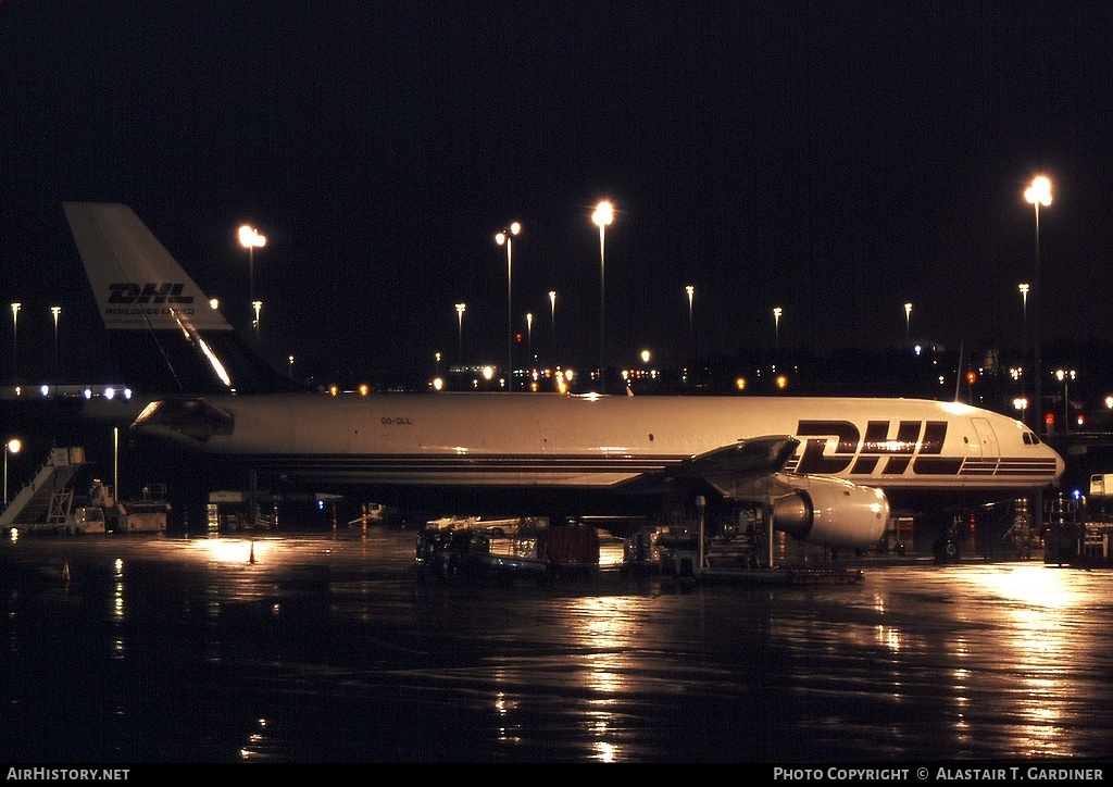 Aircraft Photo of OO-DLL | Airbus A300B4-203(F) | DHL Worldwide Express | AirHistory.net #46321