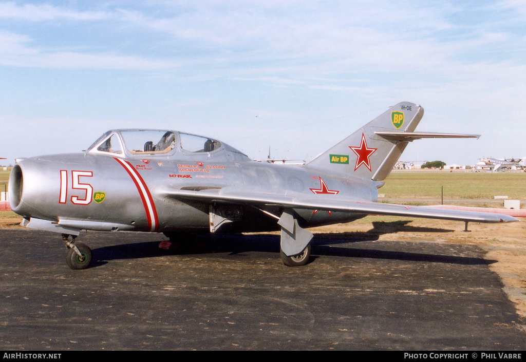 Aircraft Photo of VH-DIE | PZL-Mielec SBLim-2 (MiG-15UTI) | Hempel's Aviation | Soviet Union - Air Force | AirHistory.net #46360