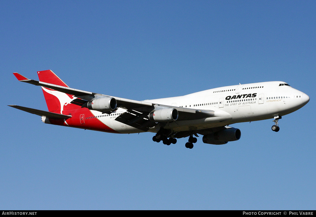 Aircraft Photo of VH-OJA | Boeing 747-438 | Qantas | AirHistory.net #46362