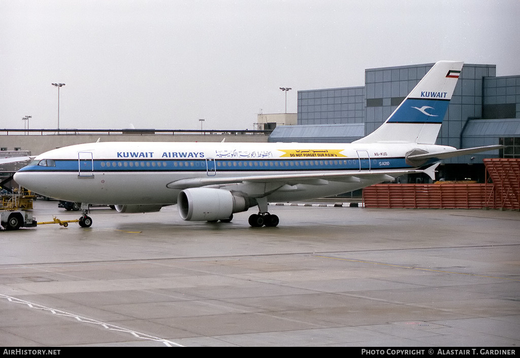 Aircraft Photo of A6-KUD | Airbus A310-304 | Kuwait Airways | AirHistory.net #46394