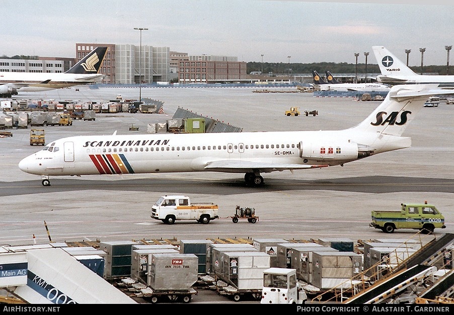 Aircraft Photo of SE-DMA | McDonnell Douglas MD-87 (DC-9-87) | Scandinavian Airlines - SAS | AirHistory.net #46396
