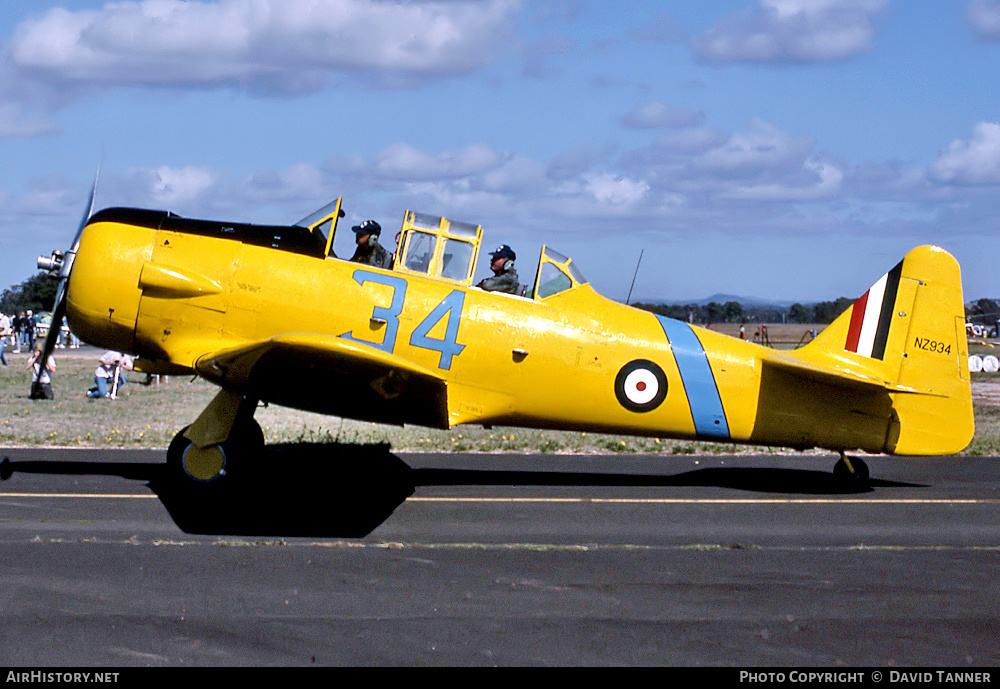 Aircraft Photo of VH-SFY / NZ934 | North American AT-6D Harvard III | New Zealand - Air Force | AirHistory.net #46402