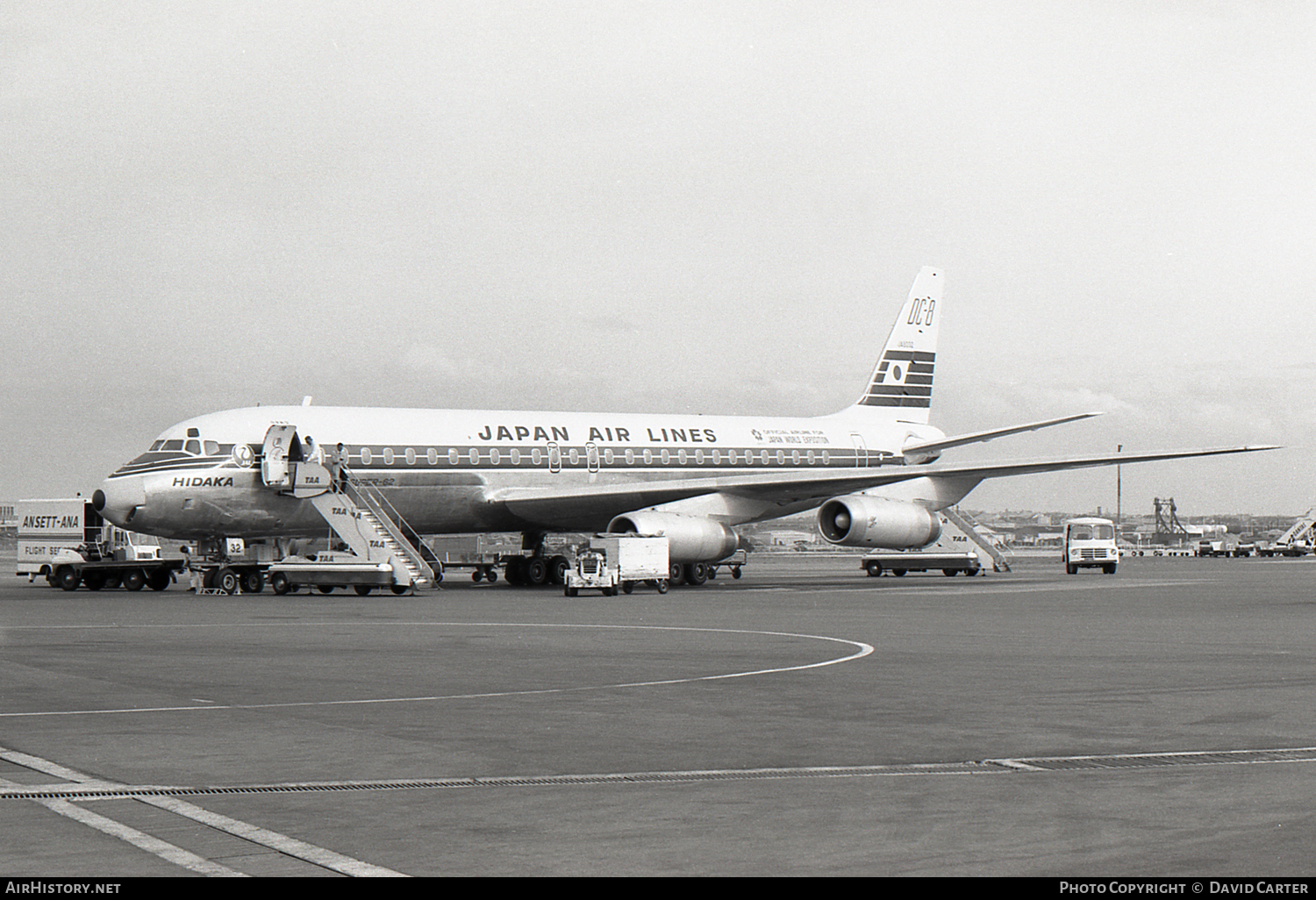 Aircraft Photo of JA8032 | McDonnell Douglas DC-8-62 | Japan Air Lines - JAL | AirHistory.net #46445