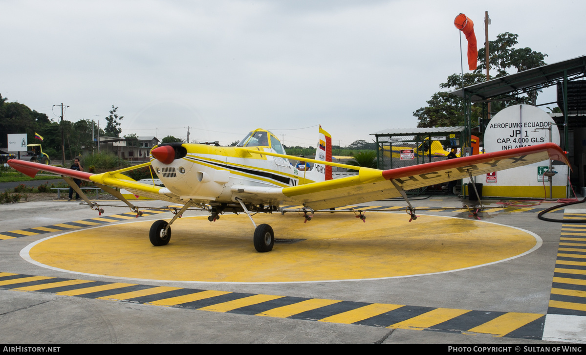 Aircraft Photo of HC-BYX | Cessna T188C Ag Husky | Aerofumig | AirHistory.net #46458