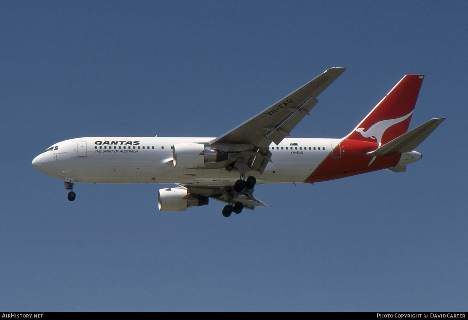 Aircraft Photo of VH-EAQ | Boeing 767-238/ER | Qantas | AirHistory.net #46467