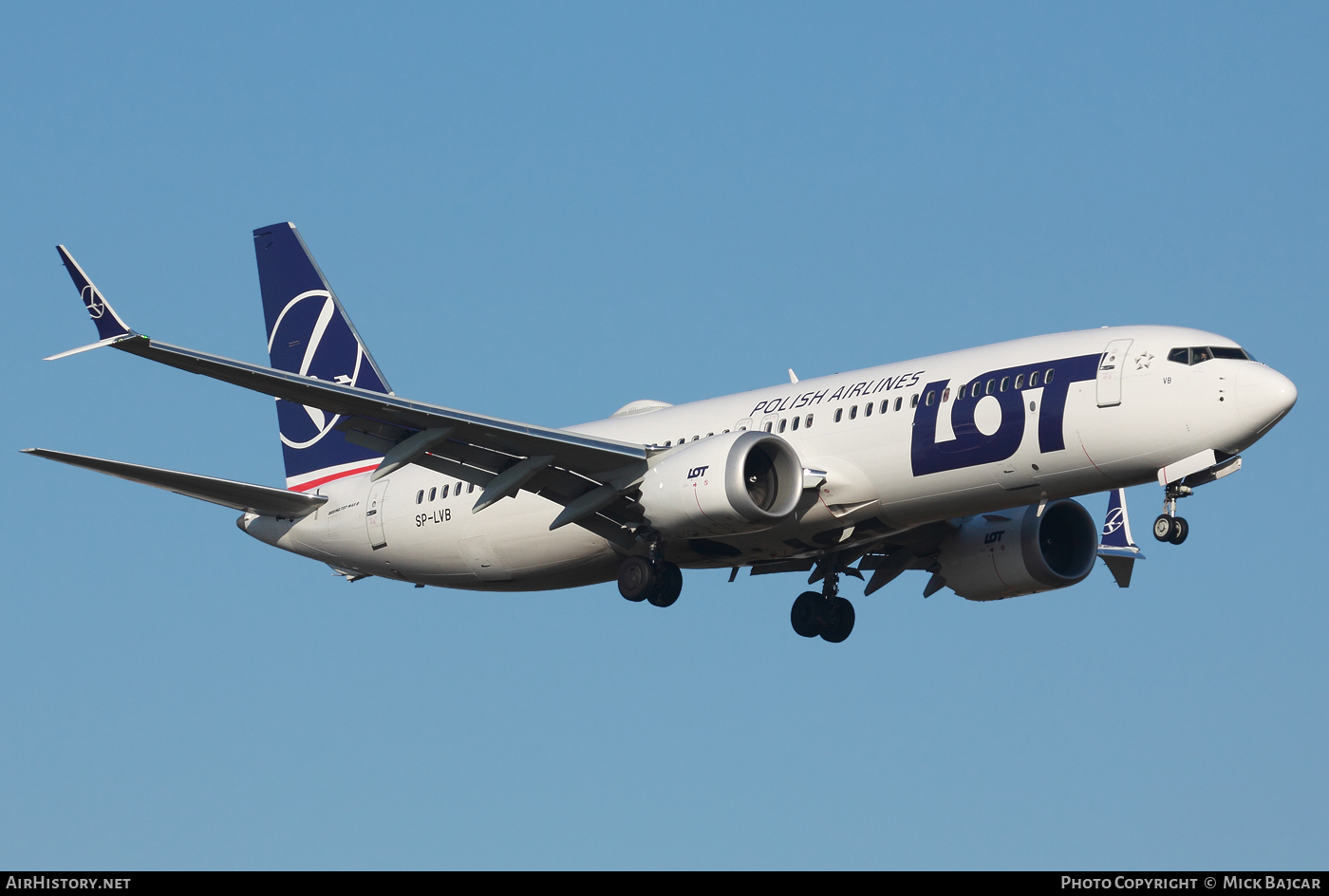 Aircraft Photo of SP-LVB | Boeing 737-8 Max 8 | LOT Polish Airlines - Polskie Linie Lotnicze | AirHistory.net #46469