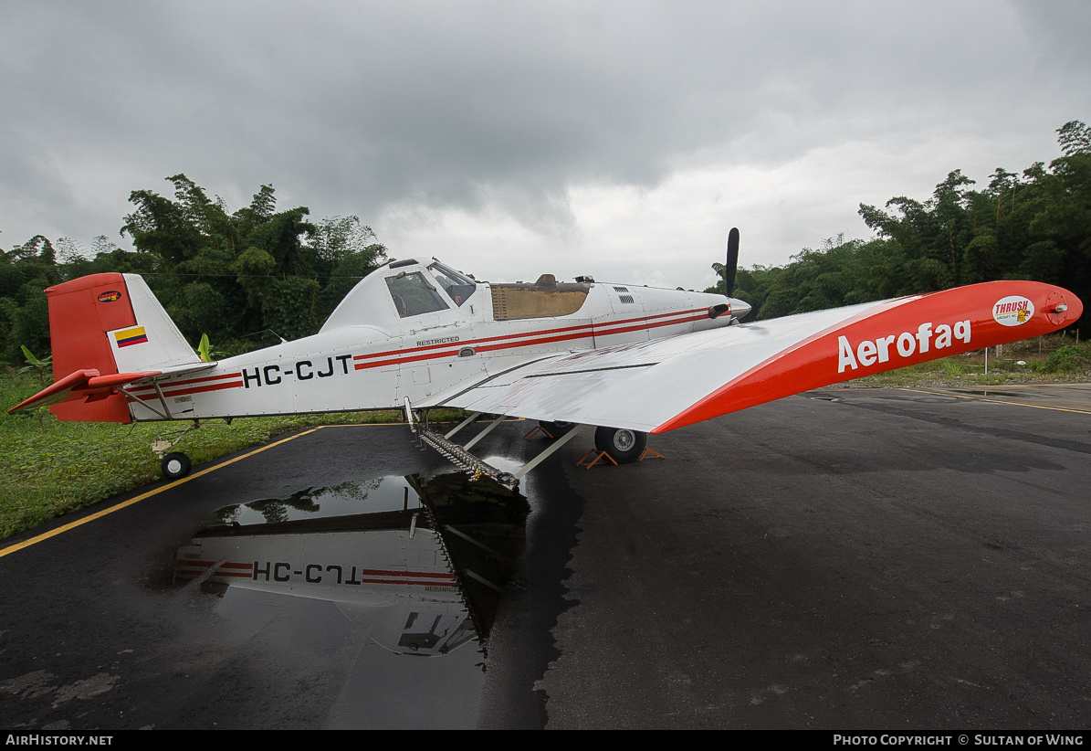 Aircraft Photo of HC-CJT | Thrush S2R-T34 Thrush 510P | Aerofaq | AirHistory.net #46475