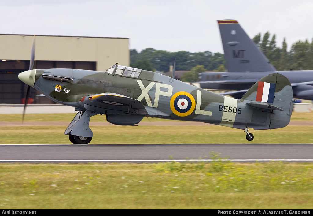 Aircraft Photo of G-HHII / BE505 | Hawker Hurricane Mk2B | UK - Air Force | AirHistory.net #46495