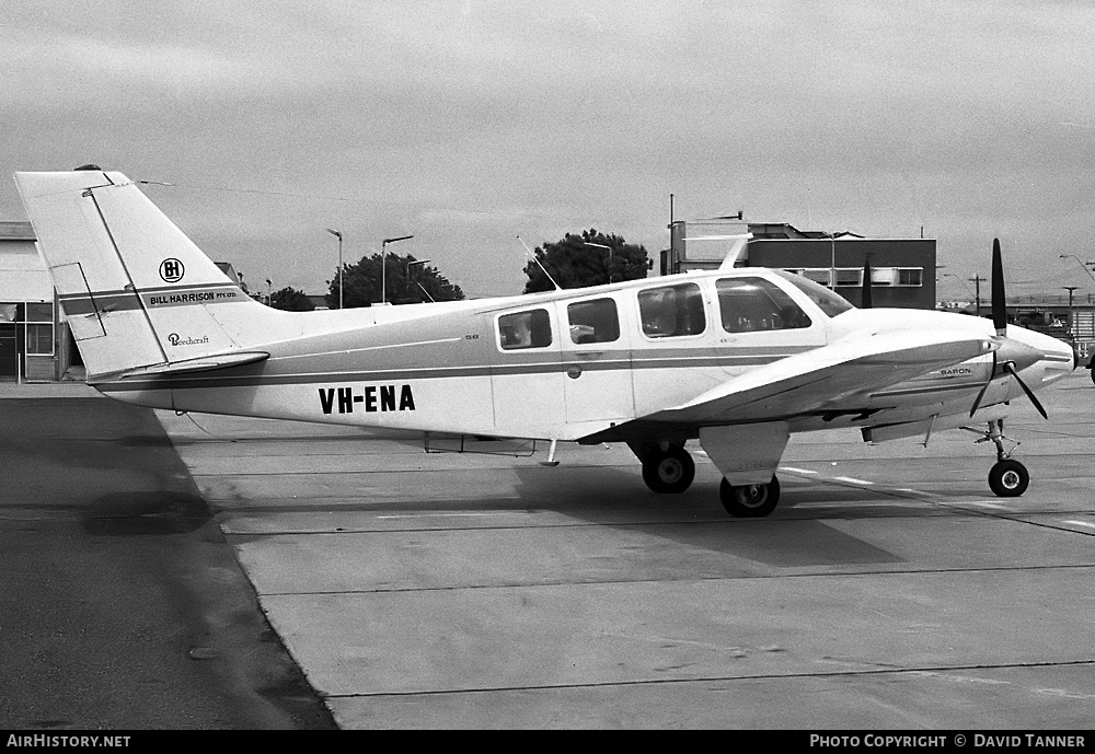 Aircraft Photo of VH-ENA | Beech 58 Baron | Bill Harrison Pty. Ltd | AirHistory.net #46499