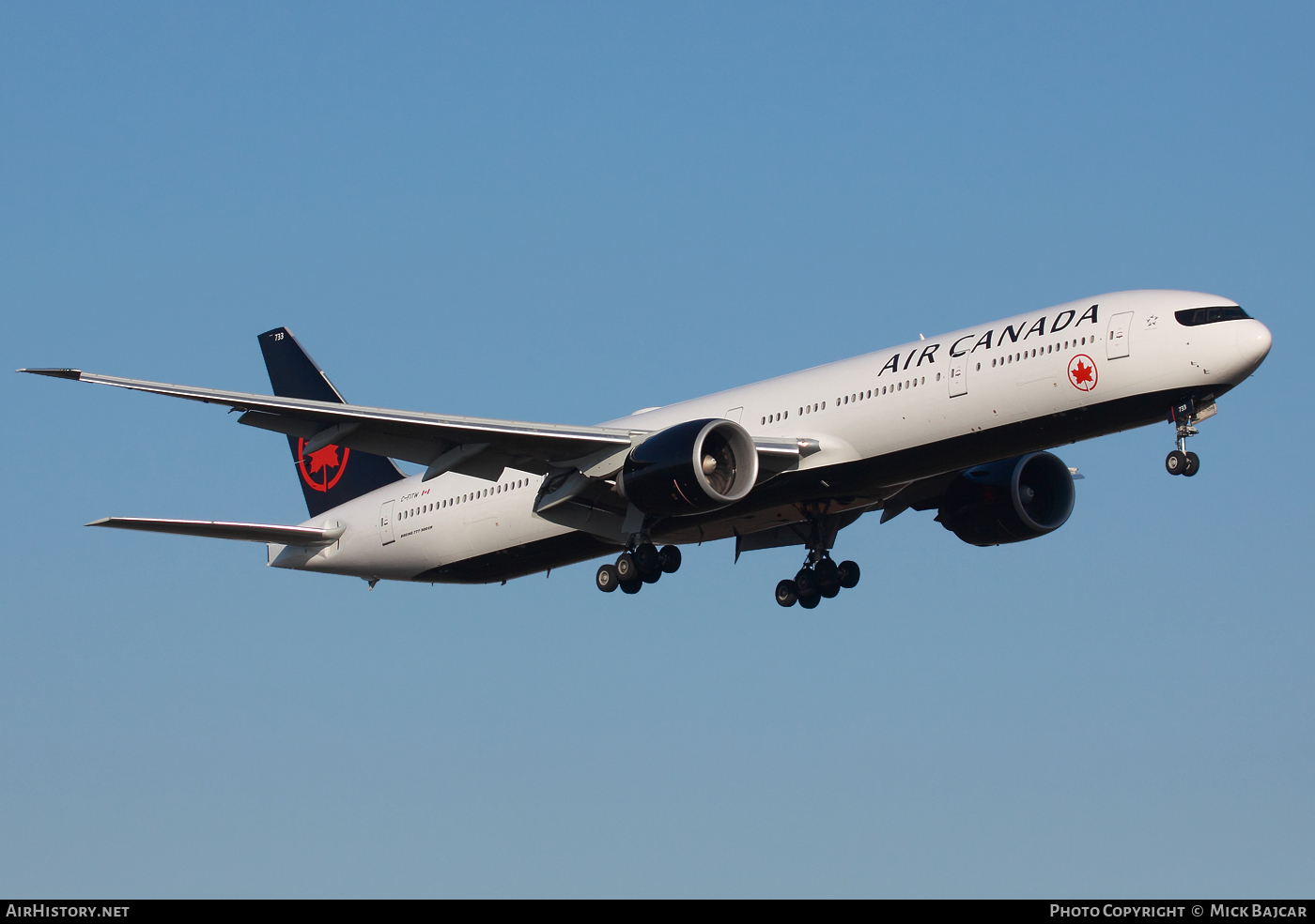 Aircraft Photo of C-FITW | Boeing 777-333/ER | Air Canada | AirHistory.net #46535