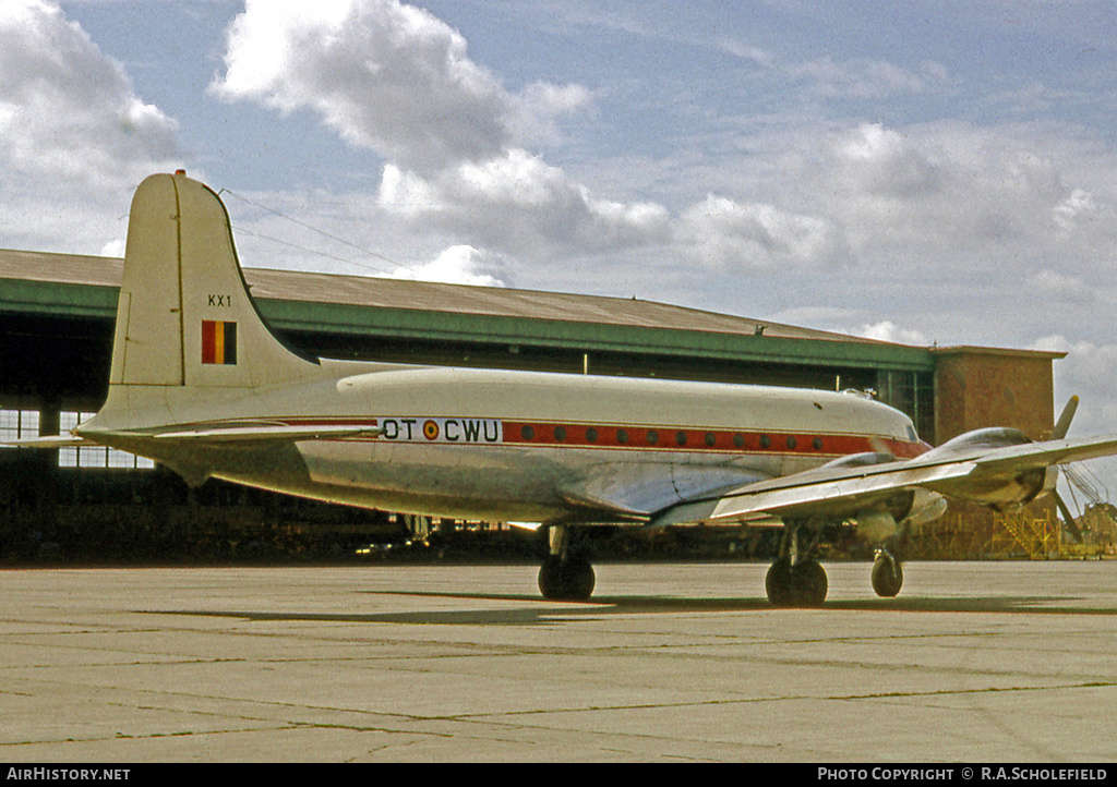 Aircraft Photo of KX1 | Douglas C-54A Skymaster | Belgium - Air Force | AirHistory.net #46560