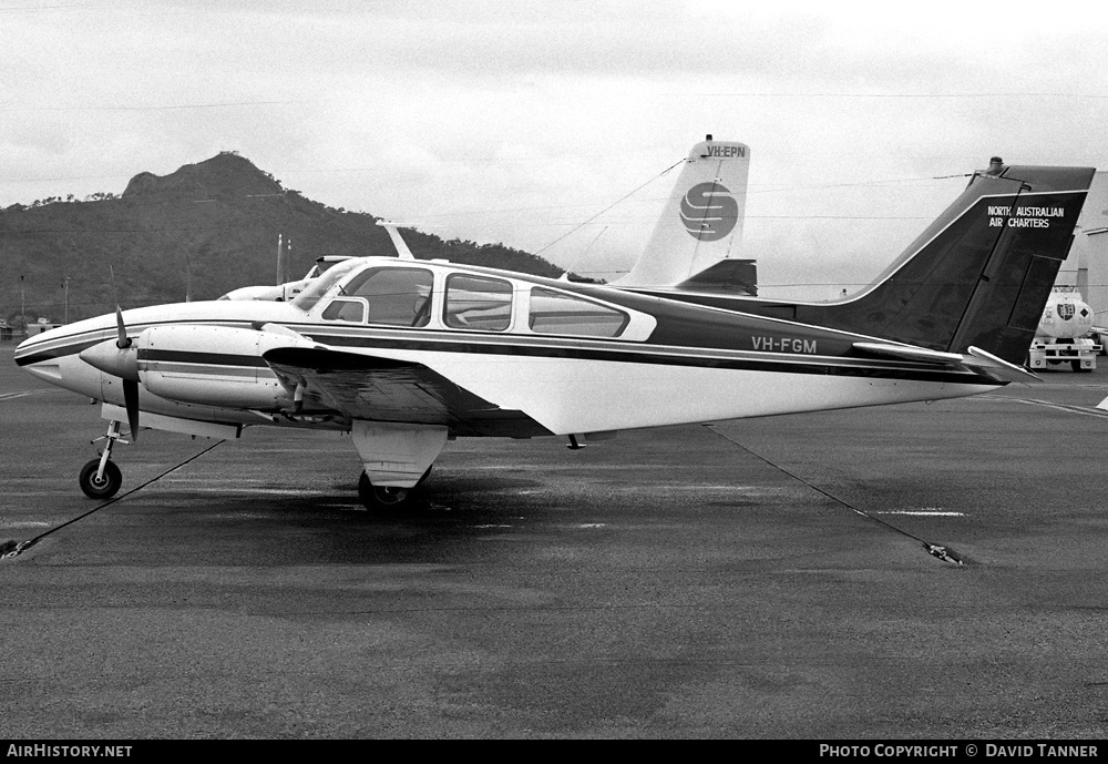 Aircraft Photo of VH-FGM | Beech C55 Baron (95-C55) | North Australian Air Charters | AirHistory.net #46566