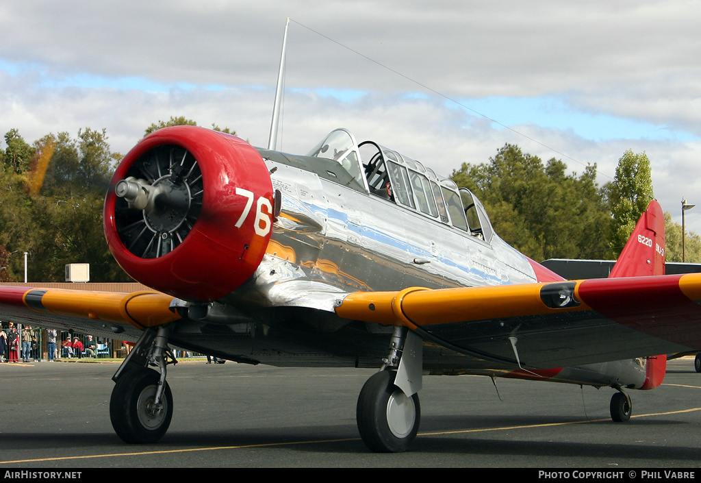 Aircraft Photo of VH-NZH / 6220 | North American AT-6C Texan | USA - Navy | AirHistory.net #46568