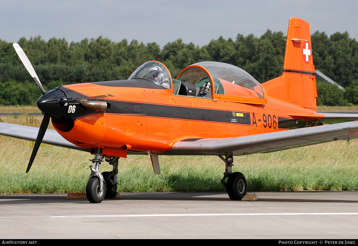 Aircraft Photo of A-906 | Pilatus PC-7 | Switzerland - Air Force | AirHistory.net #46578