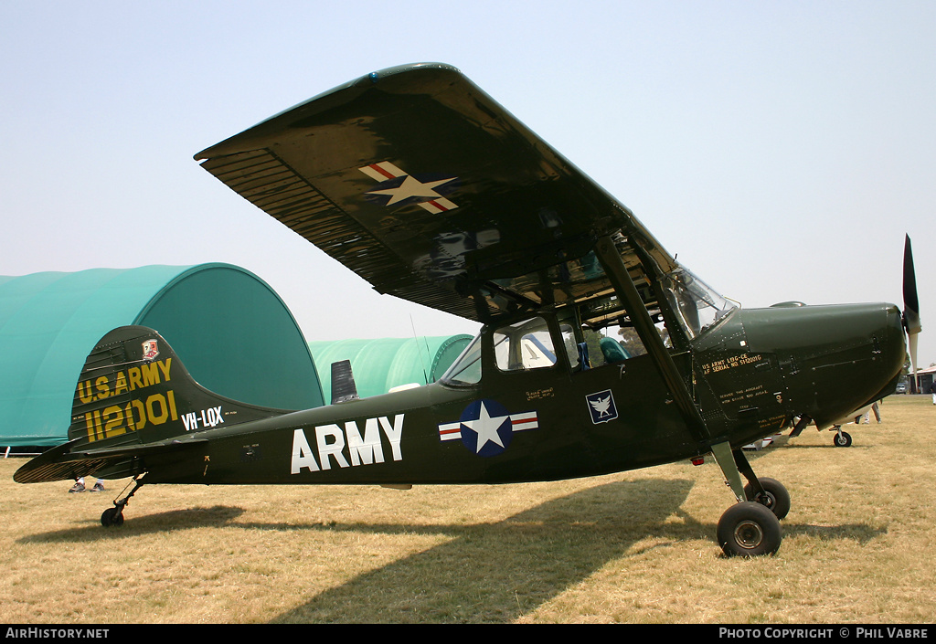 Aircraft Photo of VH-LQX / 112001 | Cessna O-1A Bird Dog (305A/L-19A) | USA - Army | AirHistory.net #46608