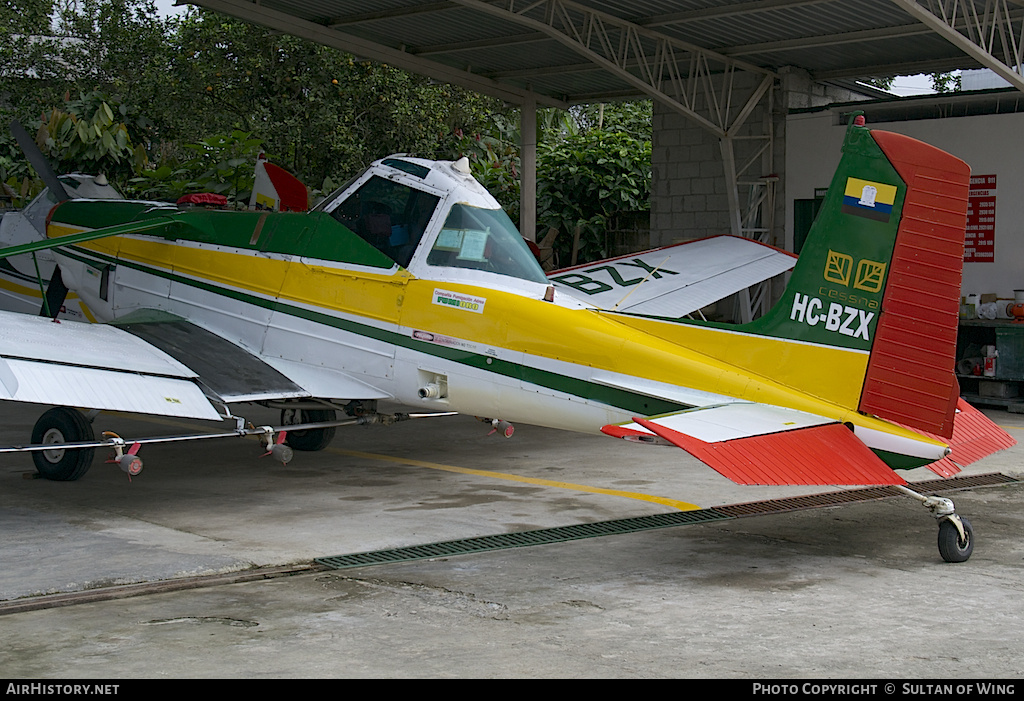 Aircraft Photo of HC-BZX | Cessna T188C Ag Husky | Fumioro | AirHistory.net #46646