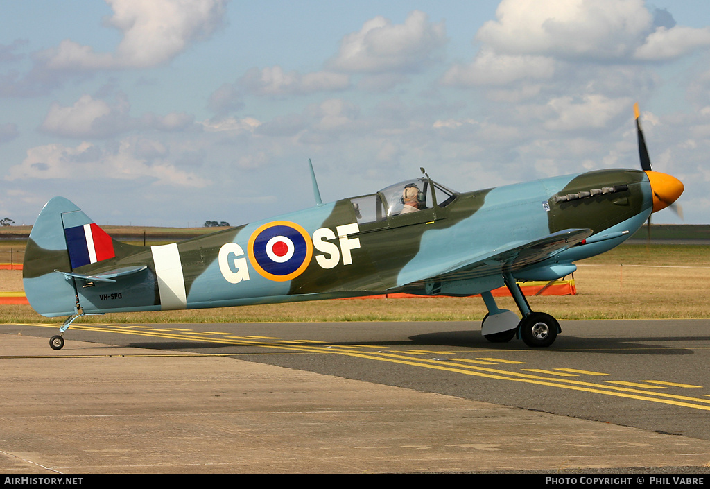 Aircraft Photo of VH-SFG | Supermarine Aircraft Spitfire Mk26 | UK - Air Force | AirHistory.net #46699