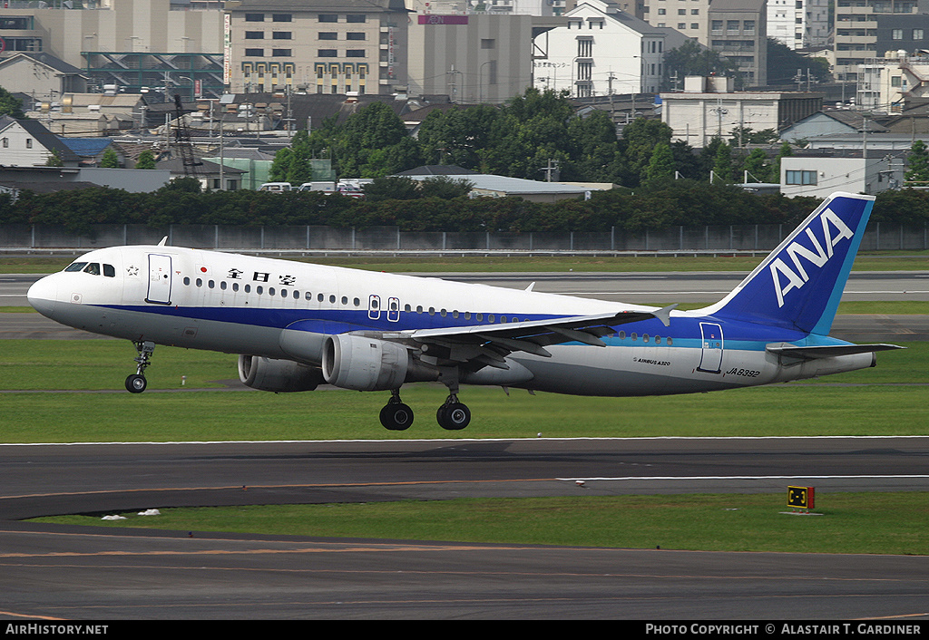 Aircraft Photo of JA8392 | Airbus A320-211 | All Nippon Airways - ANA | AirHistory.net #46720