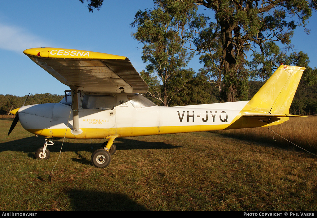 Aircraft Photo of VH-JYQ | Cessna 150L Commuter | Warnervale Air | AirHistory.net #46723
