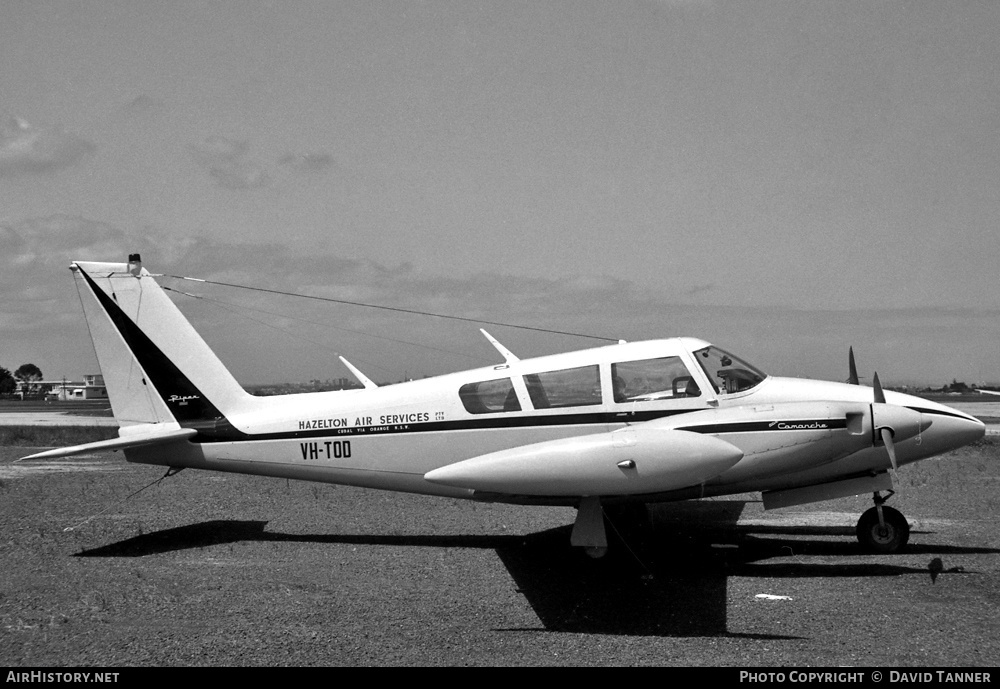 Aircraft Photo of VH-TOD | Piper PA-30-160 Twin Comanche C | Hazelton Air Services - HAS | AirHistory.net #46725