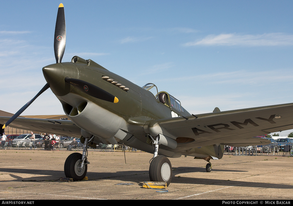 Aircraft Photo of G-CDWH | Curtiss P-40B Warhawk | USA - Air Force | AirHistory.net #46731