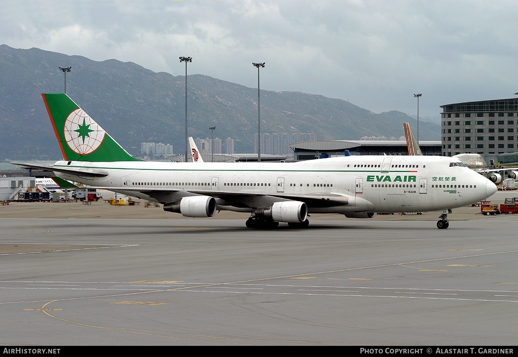 Aircraft Photo of B-16408 | Boeing 747-45EM | EVA Air | AirHistory.net #46738