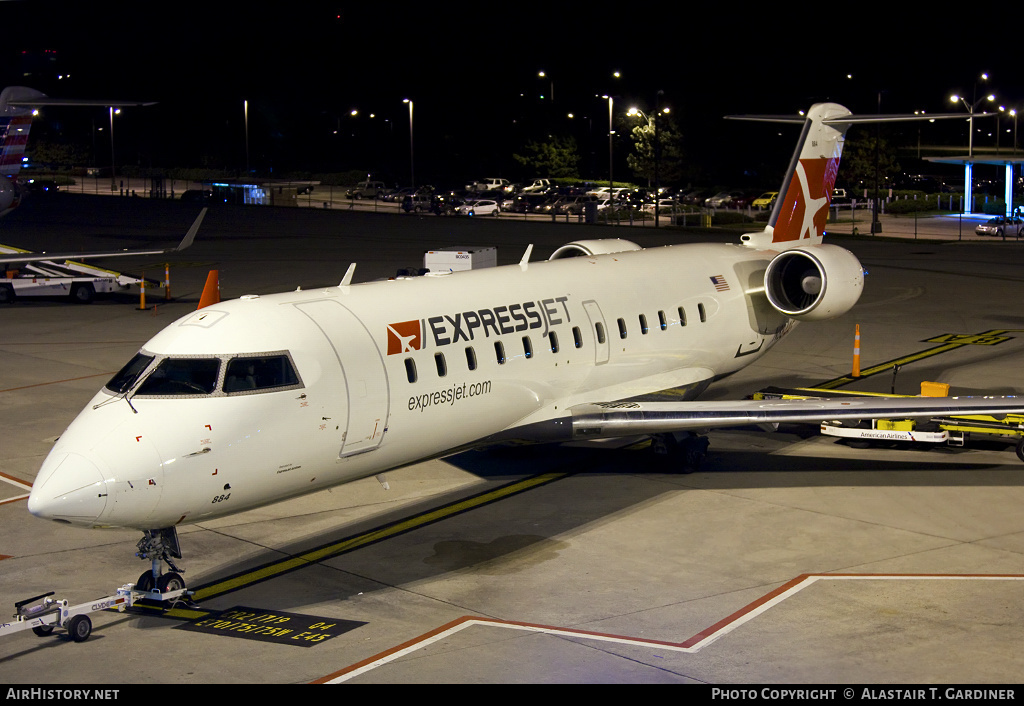 Aircraft Photo of N884AS | Bombardier CRJ-200ER (CL-600-2B19) | ExpressJet Airlines | AirHistory.net #46739