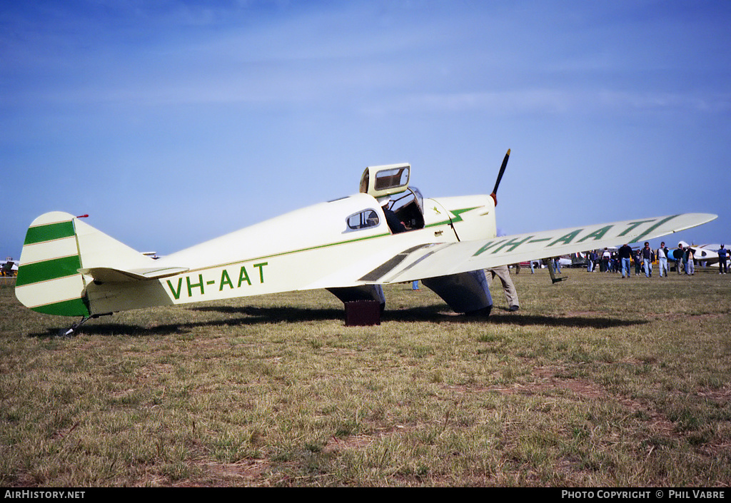 Aircraft Photo of VH-AAT | Miles M.3A Falcon Major | AirHistory.net #46750