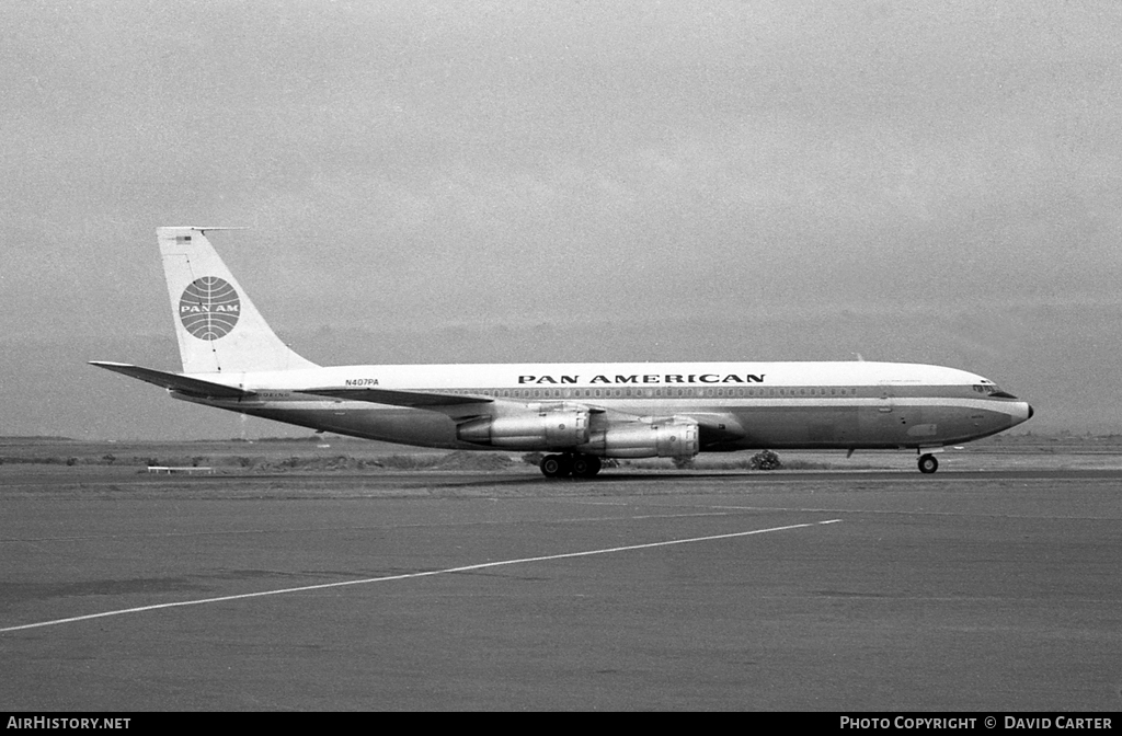 Aircraft Photo of N407PA | Boeing 707-321B | Pan American World Airways - Pan Am | AirHistory.net #46752