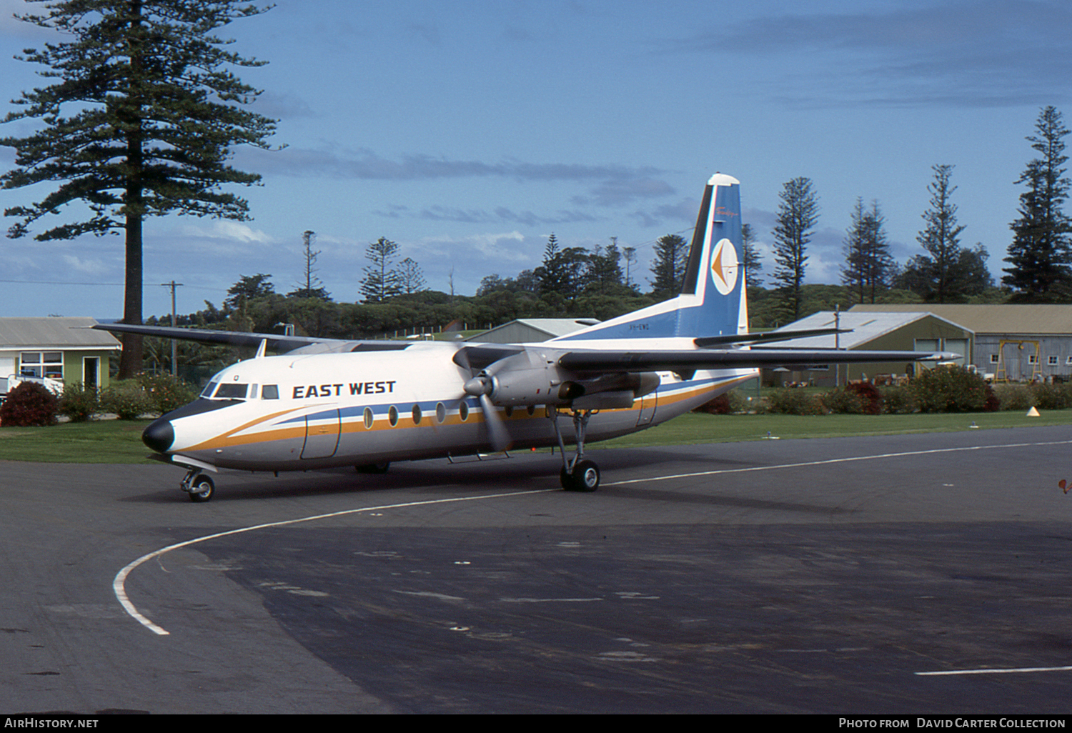 Aircraft Photo of VH-EWQ | Fokker F27-500F Friendship | East-West Airlines | AirHistory.net #46753
