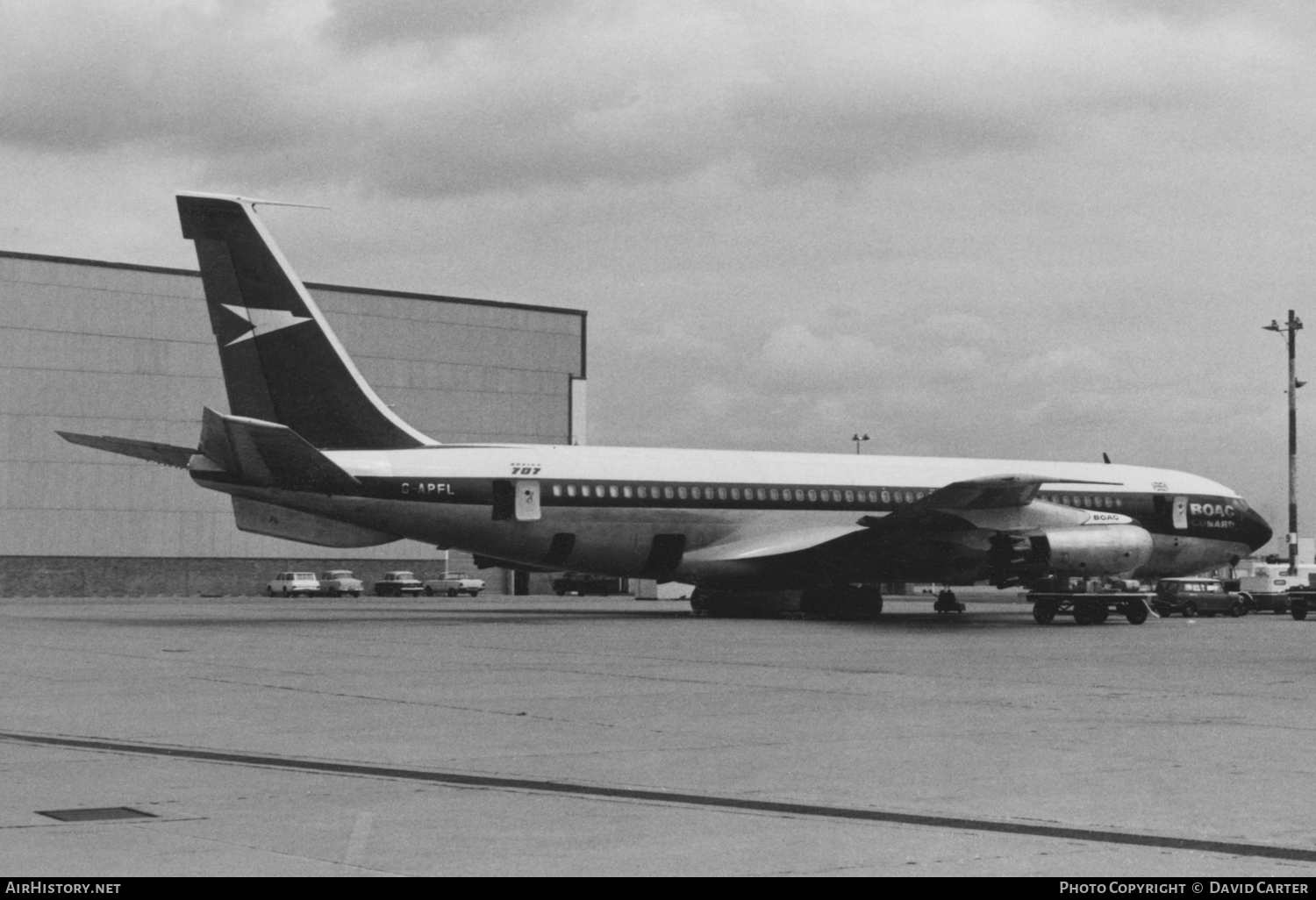 Aircraft Photo of G-APFL | Boeing 707-436 | BOAC-Cunard | AirHistory.net #46772
