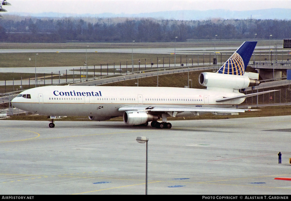 Aircraft Photo of N19072 | McDonnell Douglas DC-10-30 | Continental Airlines | AirHistory.net #46778