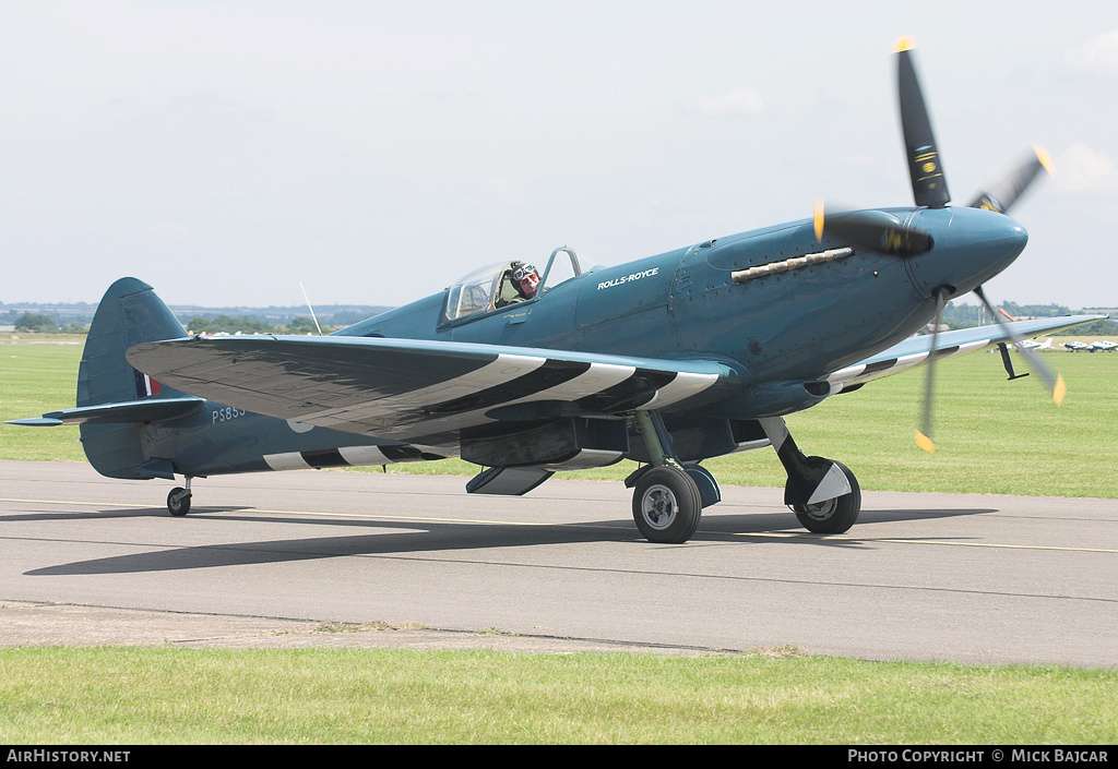 Aircraft Photo of G-RRGN / PS853 | Supermarine 389 Spitfire PR19 | Rolls-Royce | UK - Air Force | AirHistory.net #46784