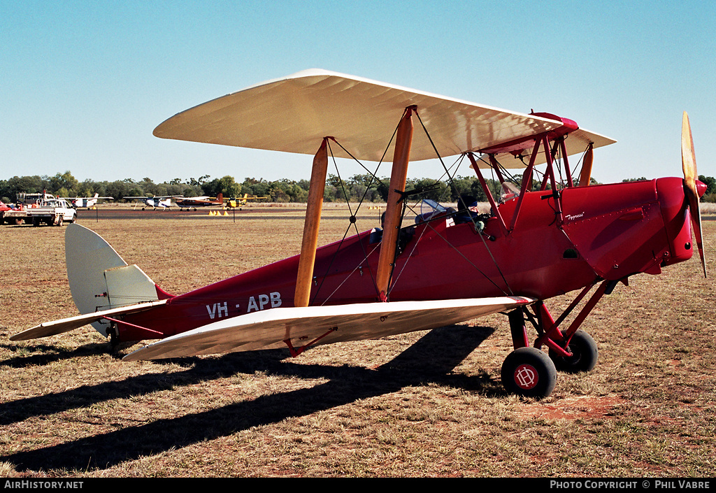 Aircraft Photo of VH-APB | De Havilland D.H. 82A Tiger Moth | AirHistory.net #46852