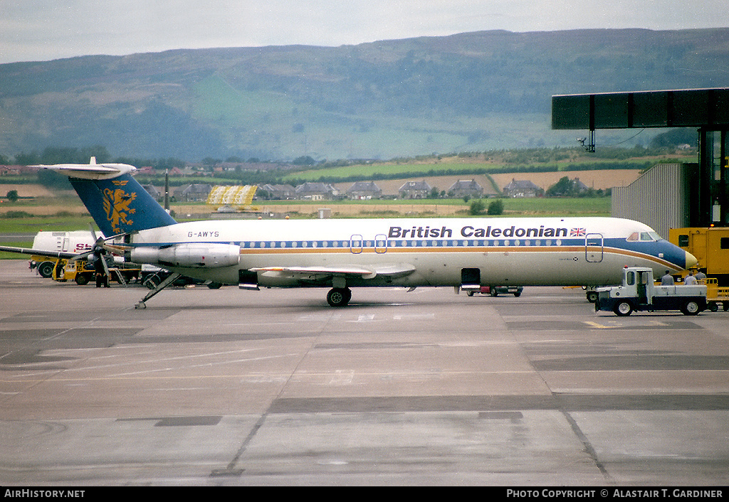 Aircraft Photo of G-AWYS | BAC 111-501EX One-Eleven | British Caledonian Airways | AirHistory.net #46857