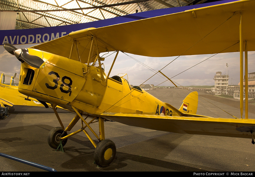 Aircraft Photo of A-38 | De Havilland D.H. 82A Tiger Moth II | Netherlands - Air Force | AirHistory.net #46865