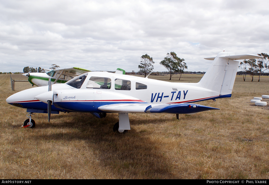 Aircraft Photo of VH-TAY | Piper PA-44-180 Seminole | AirHistory.net #46884