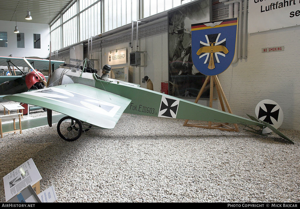 Aircraft Photo of 603/15 | Fokker E.III Eindecker Replica | Germany - Air Force | AirHistory.net #46890