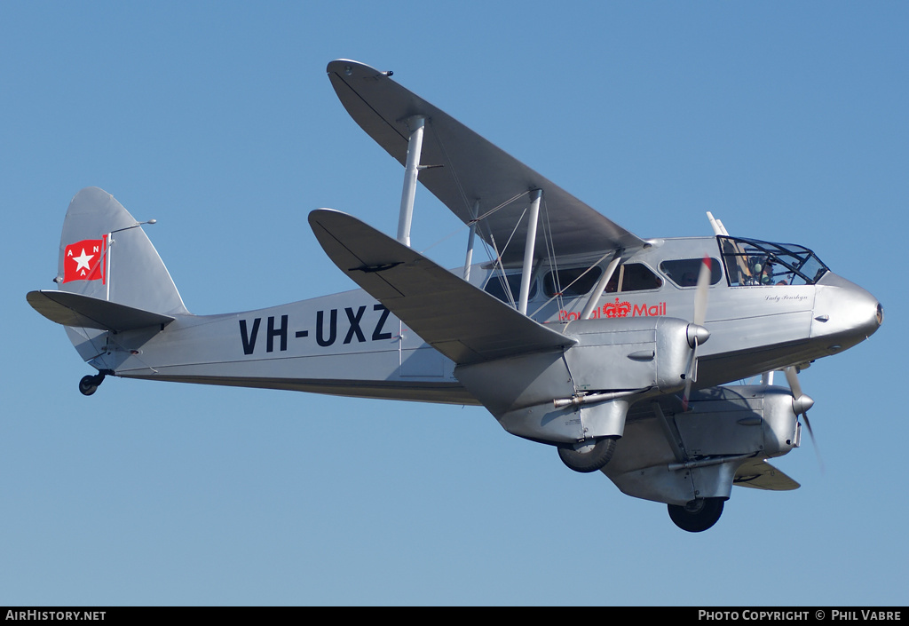 Aircraft Photo of VH-UXZ | De Havilland D.H. 89A Dragon Rapide | Australian National Airways - ANA | AirHistory.net #46906