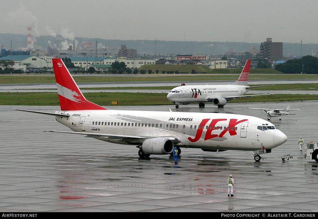 Aircraft Photo of JA8999 | Boeing 737-446 | JAL Express - JEX | AirHistory.net #46914