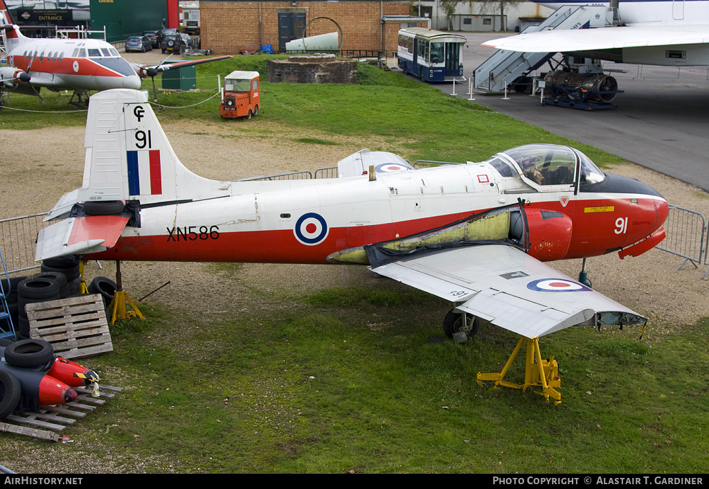 Aircraft Photo of XN586 | Hunting P.84 Jet Provost T3A | UK - Air Force | AirHistory.net #46917