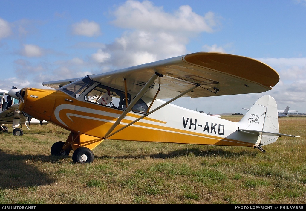 Aircraft Photo of VH-AKD | Piper PA-11S Cub Special | AirHistory.net #46922